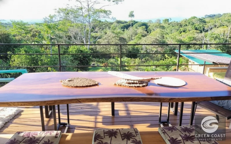 La Hierba 3-Tier Terraced Lot Near Surf: Mountain Views, Natural Stream & Beach Access — view 14, Pavones, Golfito, Costa Rica