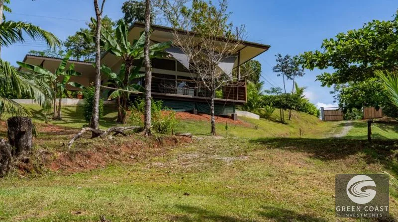 Private Jungle Oasis Near Pavones Surf: 2-BR Furnished Home on Acre+ Lot with Room to Expand — view 1, La Virgen, La Virgen, Costa Rica