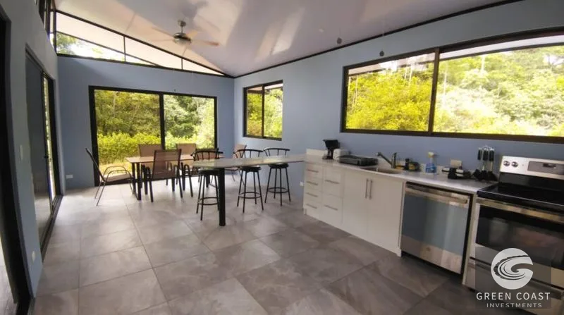 Modern 2-BR Furnished Home Near Pavones Surf with Solar Hot Water & Large Lot — view 5, Pavones, Golfito, Costa Rica