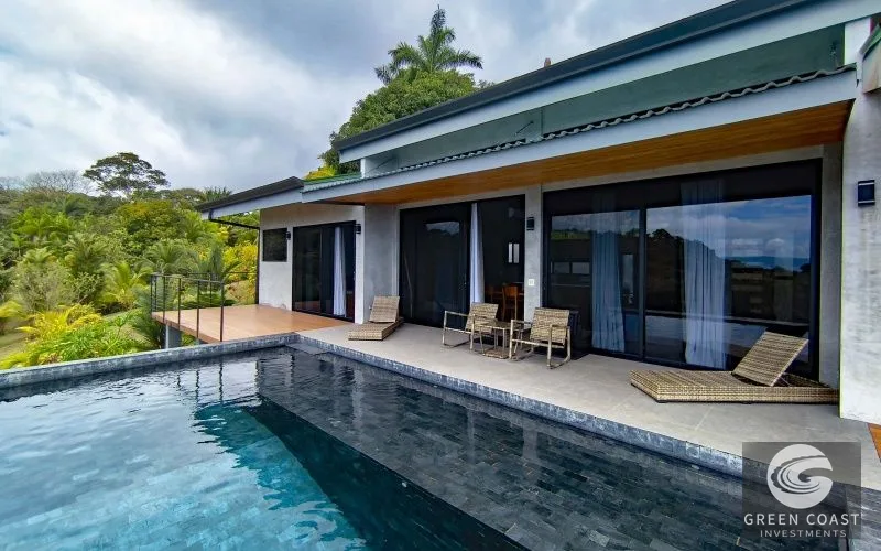 Pavones Modern Luxury Villa: Panoramic Golfo Dulce Views & Infinity Pool — view 12, San José, Costa Rica