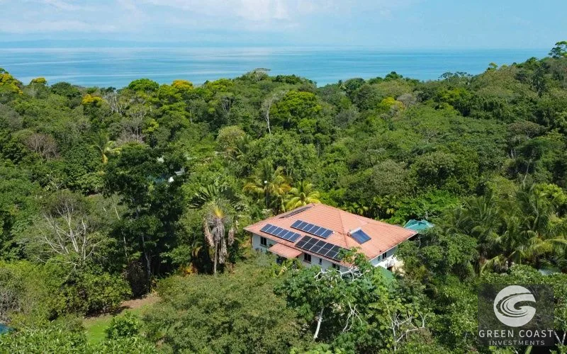 Off-Grid Ocean-View Estate: 4 Luxury Homes, Private Waterfall & Solar Power in Pavones — view 5, San José, Costa Rica