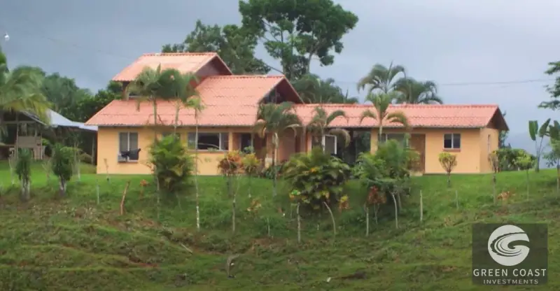 37-Hectare Eco-Farm in Carara with Rivers, Mountain Views, and 2-Bed Home — view 1, Carara, Turrubares, Costa Rica