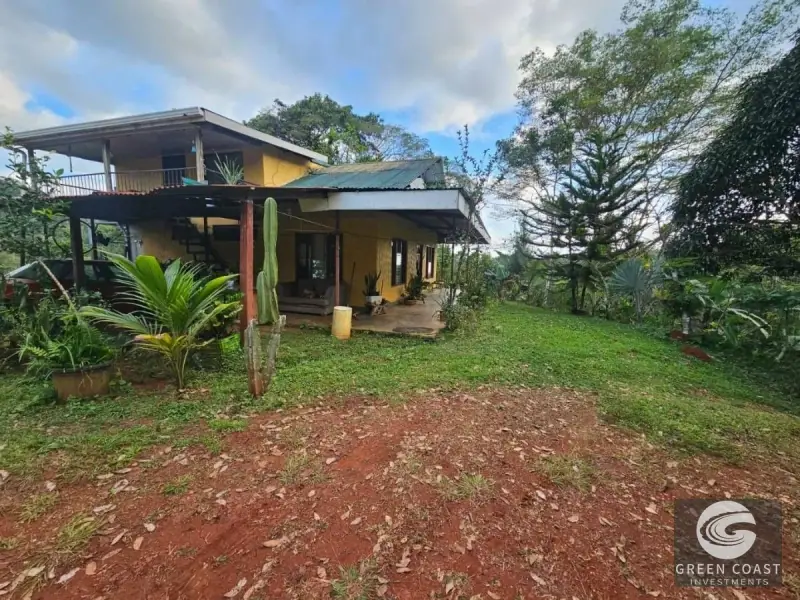 Eco-Investment Near Carara: Fixer-Upper House & Studio Apartment on Huge Lot — view 1, Jacó, Garabito, Costa Rica