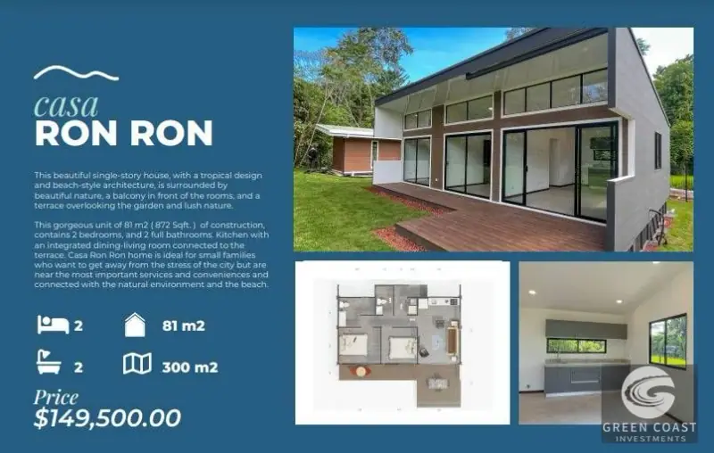 Modern Coastal Homes & Lots Near Bejuco Beach with Exclusive Beach Club Access — view 4, Parrita, Costa Rica
