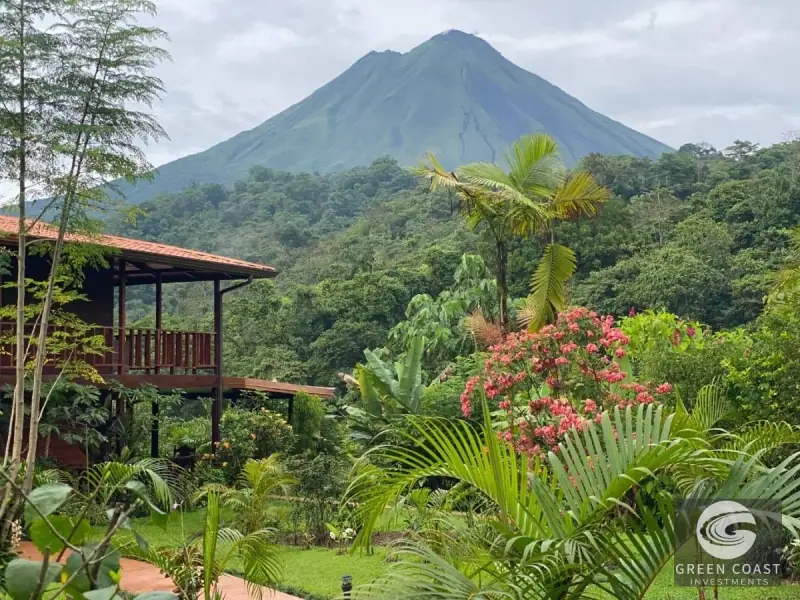 Arenal Volcano View Estate: 5-Bed Boutique Hotel & Development Land in La Fortuna — view 1, La Fortuna, San Carlos, Costa Rica