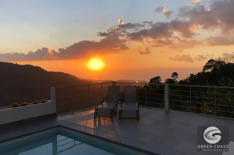 Modern Ocean-View Jungle Villa in Exclusive Bijagual Mountain Enclave — view 2, Jacó, Garabito, Costa Rica