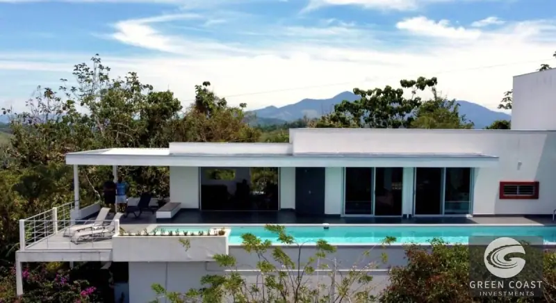 Modern Ocean-View Jungle Villa in Exclusive Bijagual Mountain Enclave — view 3, Jacó, Garabito, Costa Rica