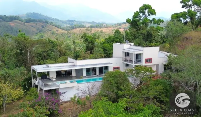 Modern Ocean-View Jungle Villa in Exclusive Bijagual Mountain Enclave — view 4, Jacó, Garabito, Costa Rica