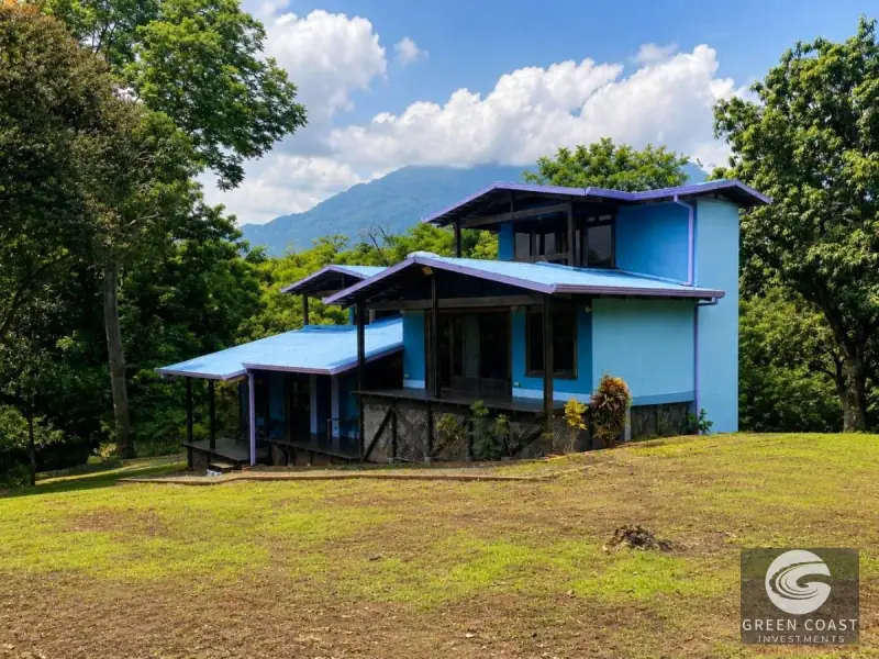 3-Bed Jungle Compound on 3.8-Hectare Mango Farm with Panoramic Mountain Views — view 1, San Juan de Mata, Turrubares, Costa Rica