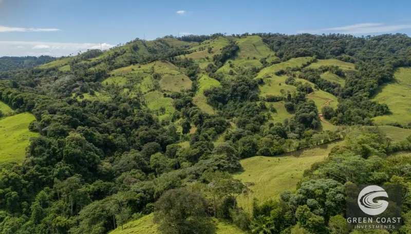 52-Acre Riverfront Farm by Eco-Chontales Waterfall with Panoramic Mountain Views — view 7, Barú, Pérez Zeledón, Costa Rica