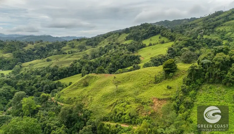 52-Acre Riverfront Farm by Eco-Chontales Waterfall with Panoramic Mountain Views — view 8, Barú, Pérez Zeledón, Costa Rica