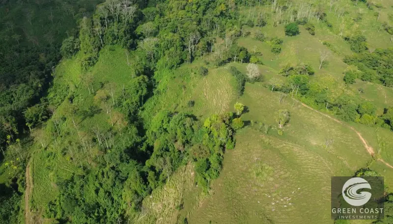 111-Acre Mountain Farm Near Eco-Chontales Waterfall with River Frontage and Panoramic Views — view 5, Barú, Pérez Zeledón, Costa Rica