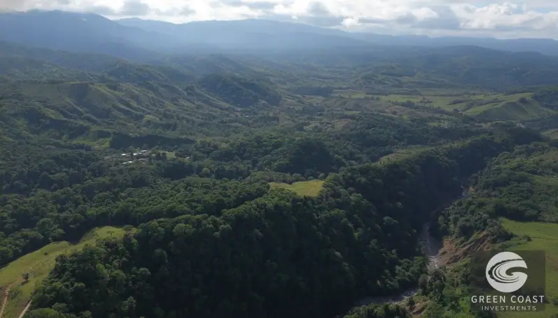 111-Acre Mountain Farm Near Eco-Chontales Waterfall with River Frontage and Panoramic Views — view 7, Barú, Pérez Zeledón, Costa Rica