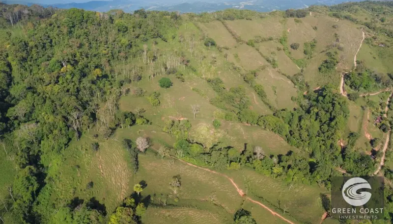 111-Acre Mountain Farm Near Eco-Chontales Waterfall with River Frontage and Panoramic Views — view 9, Barú, Pérez Zeledón, Costa Rica