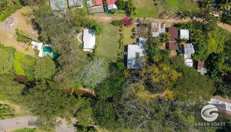 Flat Riverfront Lot Near Dominical Beach – Ready-to-Build Jungle Oasis — view 1, Savegre, Quepos, Costa Rica