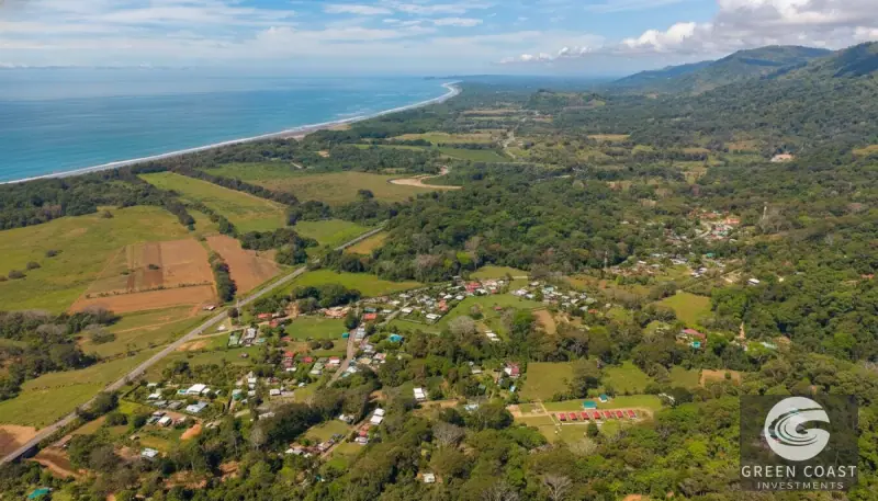 Flat Riverfront Lot Near Dominical Beach – Ready-to-Build Jungle Oasis — view 2, Savegre, Quepos, Costa Rica