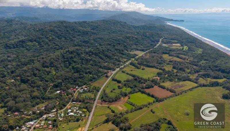 Flat Riverfront Lot Near Dominical Beach – Ready-to-Build Jungle Oasis — view 3, Savegre, Quepos, Costa Rica