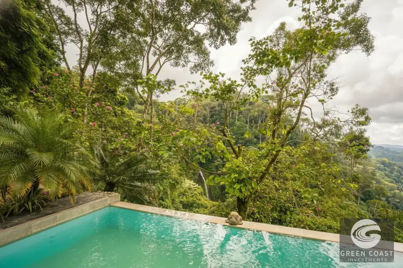12-Acre Tinamaste Ocean-View Estate: 3-BR Home with Waterfalls & Pool — view 4, Tinamaste, Pérez Zeledón, Costa Rica