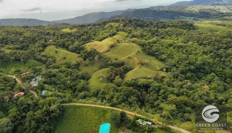42-Acre Platanillo Mountain Farm with Ocean-View Ridges and Development-Ready Pastures — view 1, Barú, Pérez Zeledón, Costa Rica