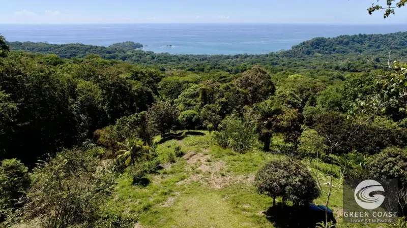 5-Acre Dominicalito Hills Ocean View Estate: Luxury Development Land with Natural Waterfall — view 3, Dominicalito, Osa, Costa Rica