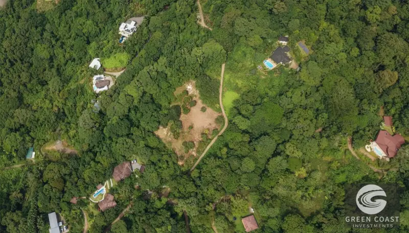 5-Acre Dominicalito Hills Ocean View Estate: Luxury Development Land with Natural Waterfall — view 7, Dominicalito, Osa, Costa Rica