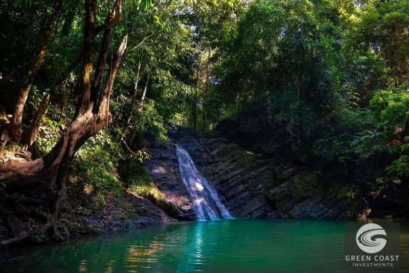 5-Acre Dominicalito Hills Ocean View Estate: Luxury Development Land with Natural Waterfall — view 117, Dominicalito, Osa, Costa Rica