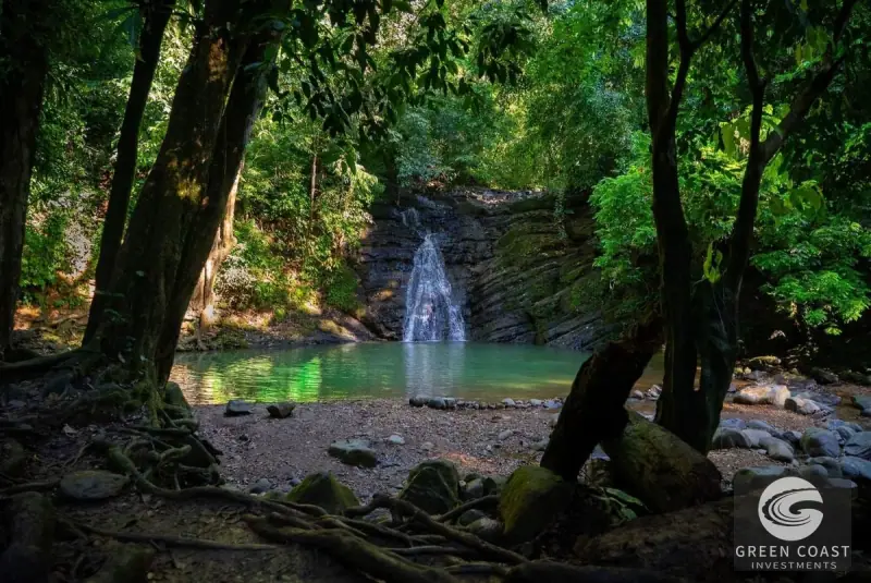 5-Acre Dominicalito Hills Ocean View Estate: Luxury Development Land with Natural Waterfall — view 13, Dominicalito, Osa, Costa Rica