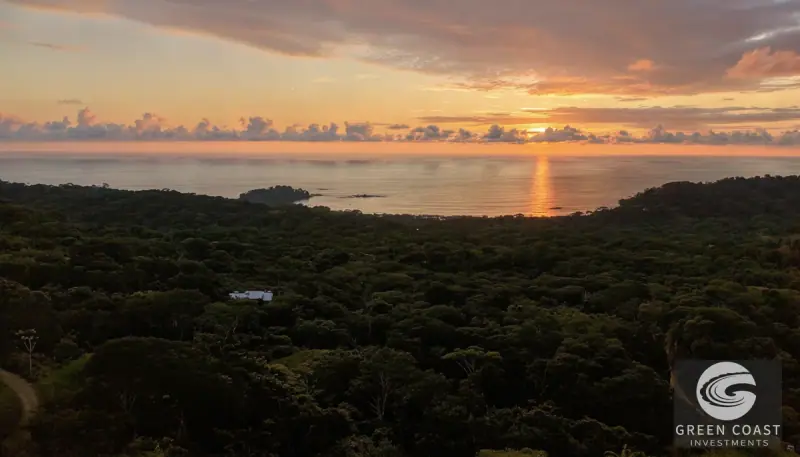 5-Acre Dominicalito Hills Ocean View Estate: Luxury Development Land with Natural Waterfall — view 35, Dominicalito, Osa, Costa Rica