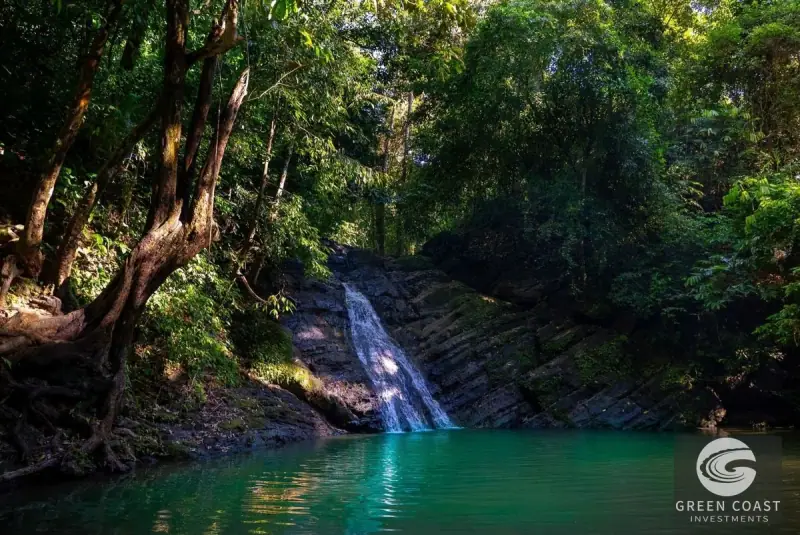 5-Acre Dominicalito Hills Ocean View Estate: Luxury Development Land with Natural Waterfall — view 68, Dominicalito, Osa, Costa Rica