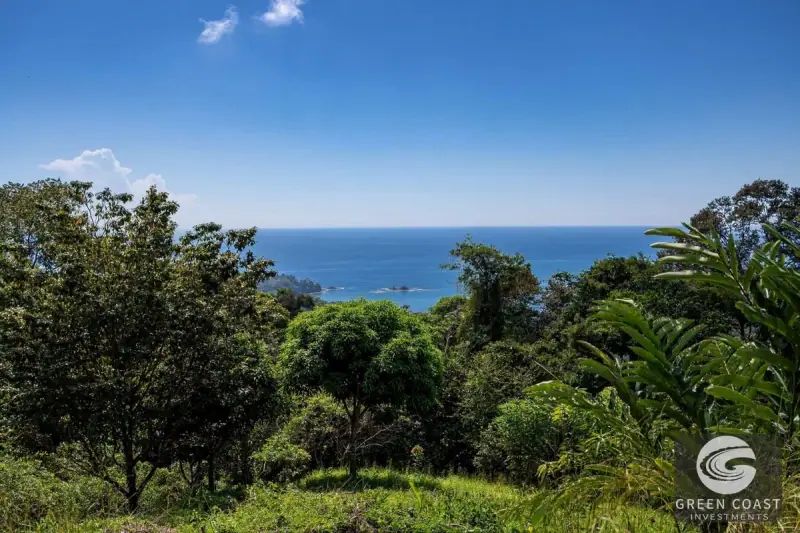5-Acre Dominicalito Hills Ocean View Estate: Luxury Development Land with Natural Waterfall — view 81, Dominicalito, Osa, Costa Rica