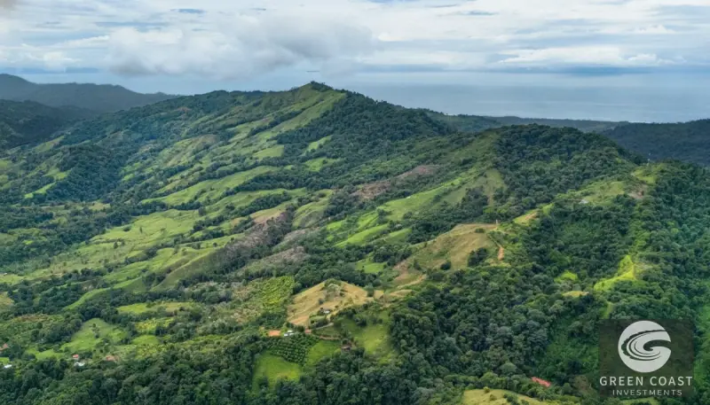 241-Acre Ocean-View Ranch Near Dominical Beaches | Finca Linda Vista — view 1, Tierras Morenas, Pérez Zeledón, Costa Rica
