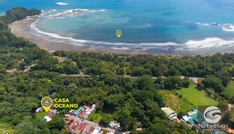 Dominicalito Bay Tropical Home & Studio Walk to Beach & Waterfall — view 1, Osa, Costa Rica
