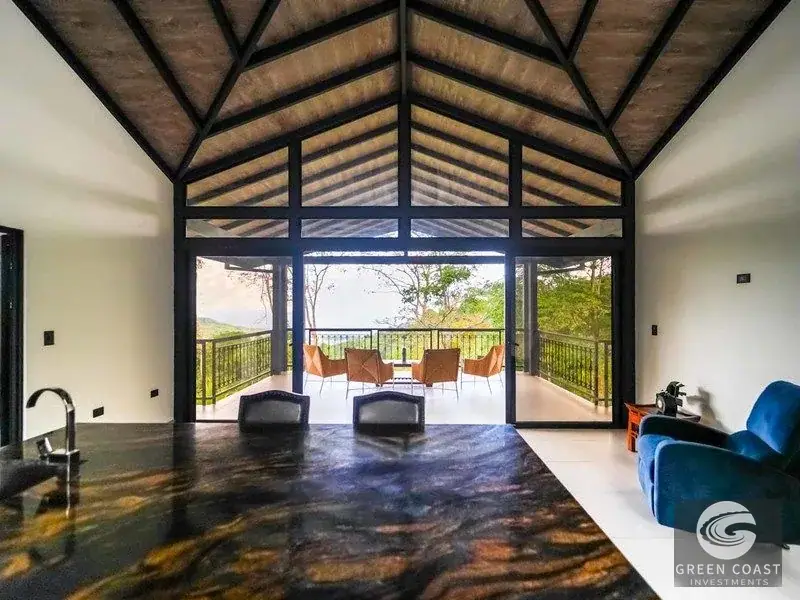 Modern 3BR Mountain Home with Panoramic Valley & Waterfall Views in San Ramón Norte — view 8, San Ramón Norte, Perez Zeledon, Costa Rica