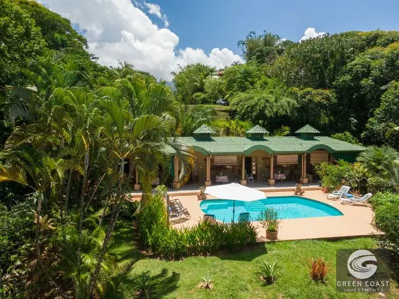 Ojochal Ocean-View Boutique Hotel: 4 Furnished Rental Suites with Pool & Commercial Road Frontage — view 2, Ojochal, Costa Rica