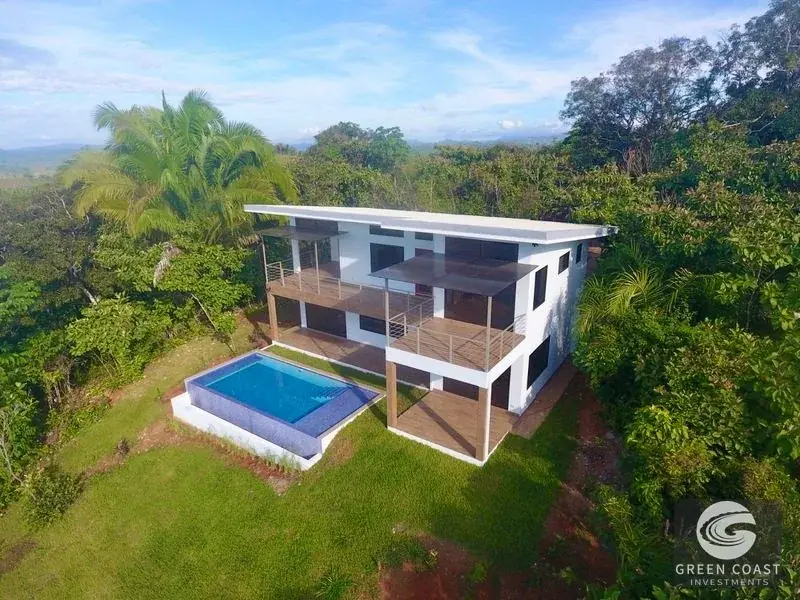 Modern 4BR Ocean-View Villa Above Bejuco Beach with Infinity Pool — view 1, Parrita, Costa Rica