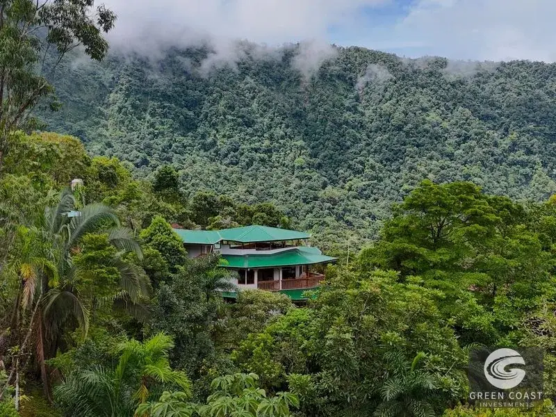 Luxury Exotic Hardwood Villa with Panoramic Mountain Views and Natural Creek Pool in Tinamastes — view 2, Dominical, Costa Rica