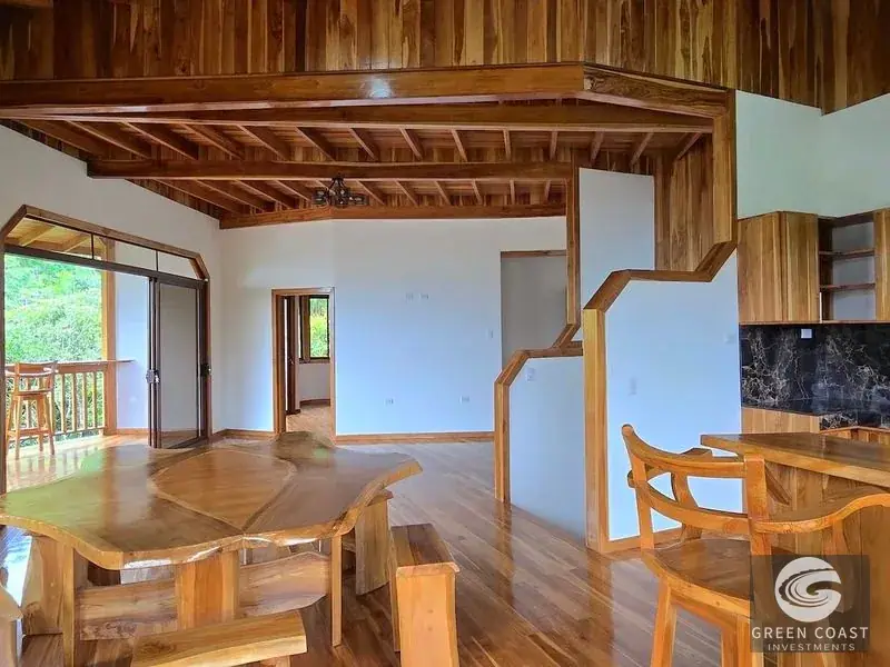 Luxury Exotic Hardwood Villa with Panoramic Mountain Views and Natural Creek Pool in Tinamastes — view 7, Dominical, Costa Rica