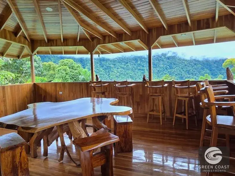 Luxury Exotic Hardwood Villa with Panoramic Mountain Views and Natural Creek Pool in Tinamastes — view 9, Dominical, Costa Rica