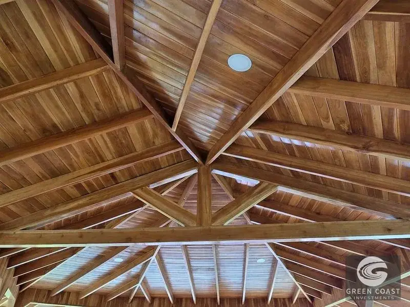 Luxury Exotic Hardwood Villa with Panoramic Mountain Views and Natural Creek Pool in Tinamastes — view 10, Dominical, Costa Rica
