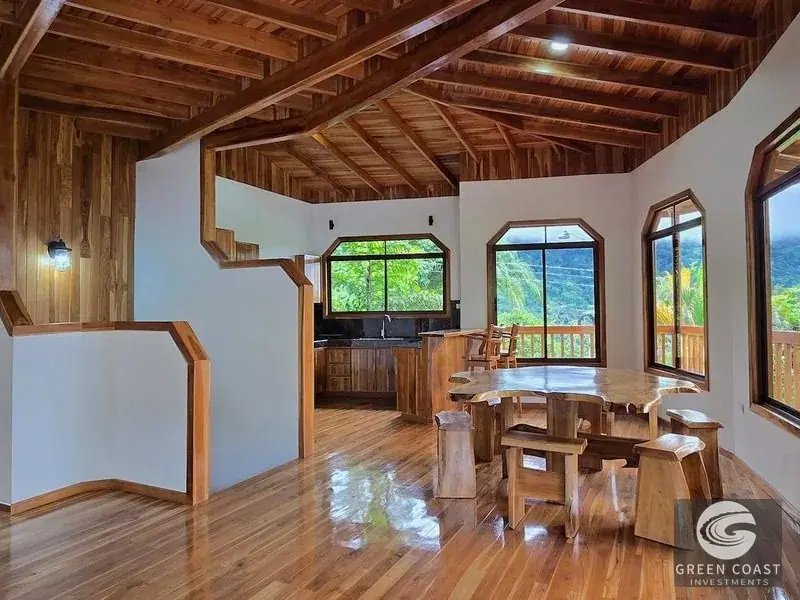 Luxury Exotic Hardwood Villa with Panoramic Mountain Views and Natural Creek Pool in Tinamastes — view 14, Dominical, Costa Rica