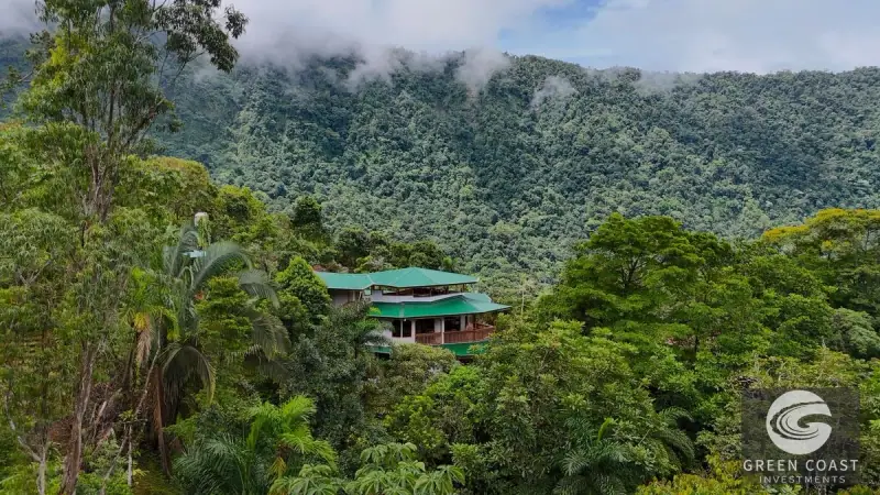 Luxury Exotic Hardwood Villa with Panoramic Mountain Views and Natural Creek Pool in Tinamastes — view 32, Dominical, Costa Rica