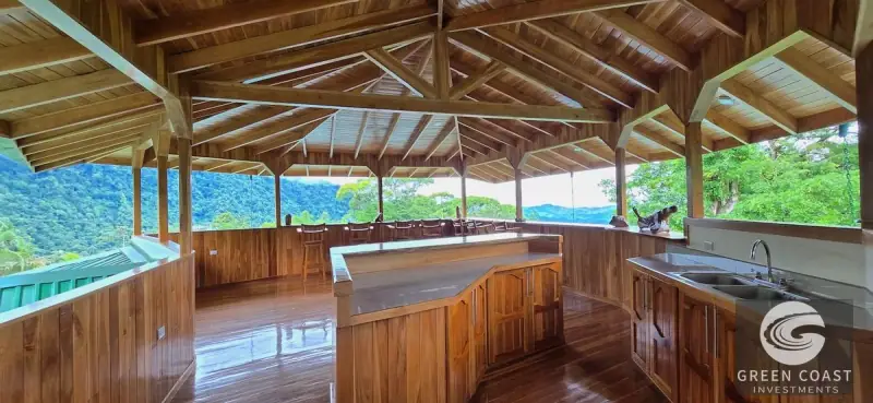 Luxury Exotic Hardwood Villa with Panoramic Mountain Views and Natural Creek Pool in Tinamastes — view 38, Dominical, Costa Rica