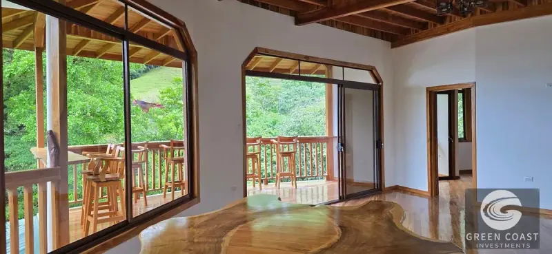 Luxury Exotic Hardwood Villa with Panoramic Mountain Views and Natural Creek Pool in Tinamastes — view 41, Dominical, Costa Rica