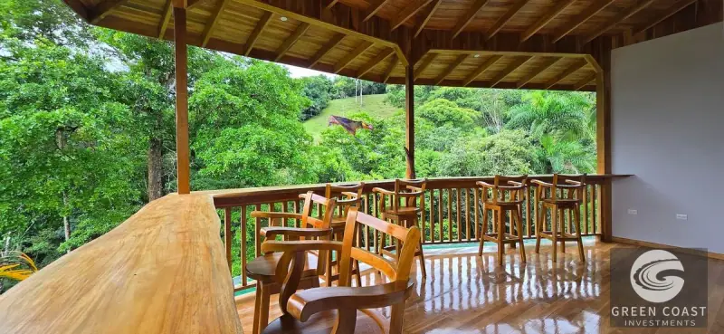 Luxury Exotic Hardwood Villa with Panoramic Mountain Views and Natural Creek Pool in Tinamastes — view 43, Dominical, Costa Rica