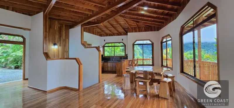 Luxury Exotic Hardwood Villa with Panoramic Mountain Views and Natural Creek Pool in Tinamastes — view 44, Dominical, Costa Rica