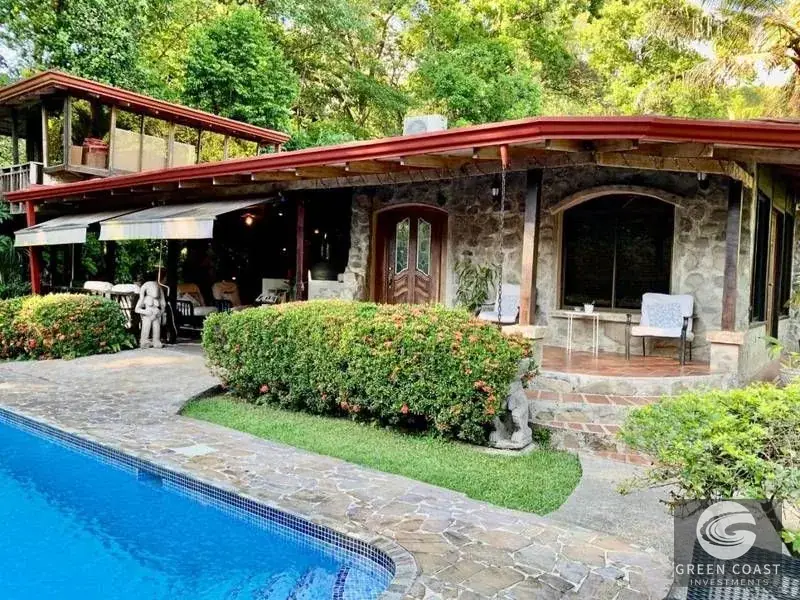 Ojochal Riverfront Estate with Private Pool, Guest Lot and Lush Tropical Gardens — view 1, Ojochal, Costa Rica