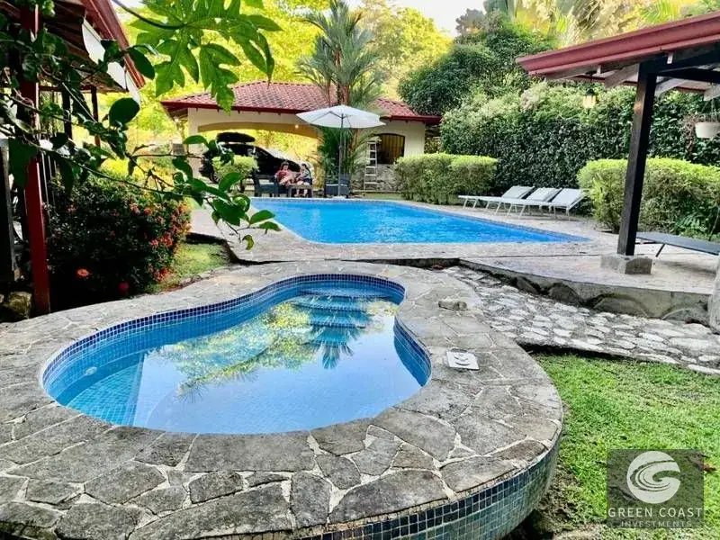 Ojochal Riverfront Estate with Private Pool, Guest Lot and Lush Tropical Gardens — view 2, Ojochal, Costa Rica