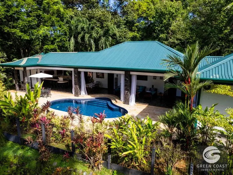 Balinese-Style Jungle Oasis in Uvita with Pool & Guest Suite — view 1, Bahía Ballena, Osa, Costa Rica