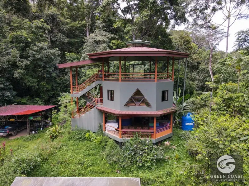 5-Bed Diamante Valley Eco-Sanctuary with Majestic Waterfall Views & Yoga Studio — view 35, Tinamastes, Perez Zeledon, Costa Rica