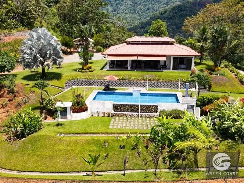 Ojochal Hillside Estate: 270-Degree Ocean & Mountain Views with Infinity Pool — view 1, Ojochal, Costa Rica